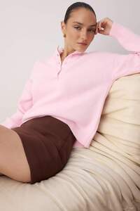 Trendyolmilla Wardrobe Essentials Pembe Yumuşak Dokulu Triko Kazak