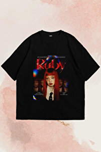 BLACKPINK ジェニ Ruby Red Eye Baby Tシャツ　XL Grove Fashion Blackpink Jennie Ruby Unisex Ovesize T-Shirt