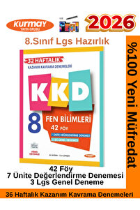 Fenomen Yayıncılık Kurmay 2026 8.Sınıf Fen Bilimleri 42 Föy KKD 32