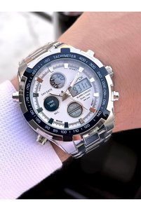 Joefox Çelik Kordon Dijital Ve Analog 2 Yıl Garantili 3 Atm Suya