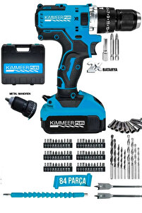 Jetta Power Tools KİMMEER PLUS 12 Şarjlı Matkap Darbesiz Metal