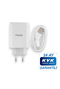 TECNO 33 (WATT) Hızlı Şarj Aleti Adaptörü Kablo Seti %100 Orıjinal