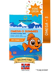 Norwegian Health Omega 3 Gummies Çocuklar Için Tutti Frutti