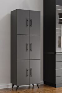 Aeka AE-3010 Nehir Antrasit Gri Çok Amaçlı Mutfak Dolabı&Banyo