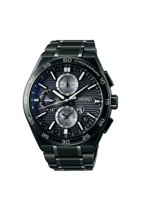 Seiko Astron GPS Solar Dual Time Chronograph Night Sky Black
