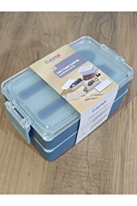 Tuffex Luno Kaliteli 600ML Lunch Box Yeni Koleksiyon 2 Katlı Yemek
