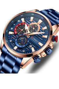 Curren 8415 Chrono Çelik Kordon Erkek Kol Saati - Fiyatı, Yorumları