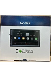 AVX AV-7RX 3-32 7” ANDROİD DOUBLE TEYP FULL HD GERİ GÖRÜŞ KAMERA