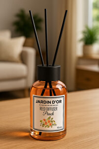 JARDIN D'OR Peach Reed Dıffuser Şeftali Çubuklu Oda Kokusu 110 Ml