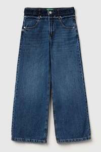 United Colors of Benetton Kız Çocuk 488PCE04B-25K Denim Pantolon