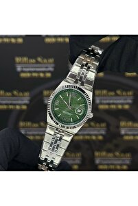 ROLEX キーホルダー イエロー グリーン　グレー QUARTZ Rolex Model Erkek Kol Saati Hediye Kutusunda - Fiyatı