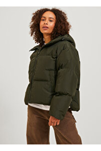JJXX Koyu Yeşil Kadın Mont JXMISTY DOWN BLEND PUFFER JACKET OT