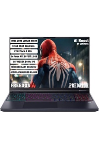 ACER Predator PHN16-73 Core Ultra9 275HX 32GB 1tb RTX5070Tİ-12GB
