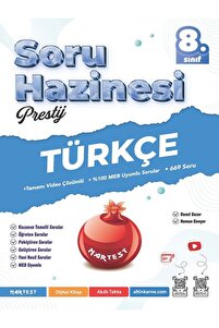 Nartest Yayınevi Nartest 8.Sınıf Prestij Türkçe Soru Bankası 2025