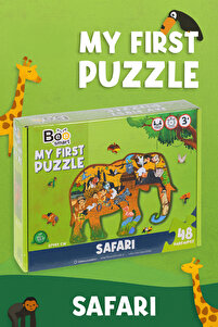 HAK İŞ OYUNCAK Bee Smart My First Puzzle – Safari 48 Parça Eğitici