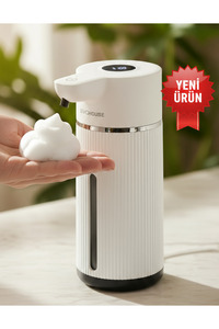 く*る様 soorploom2-3y EcoWash Evo House Otomatik Sensörlü Köpük Sıvı Sabunluk - Şarjlı- Dijital