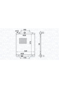 Imaginea produsului asociat MAGNETI MARELLI Radiatoare auto
