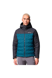 Columbia Grand Trek III Down Hooded Erkek Mavi Outdoor Mont WM7857