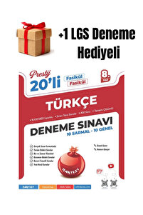 Nartest Yayınları Nartest 8.Sınıf (LGS) Türkçe 20'li Fasikül