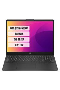 HP 15-FC0000NT Amd Ryzen 5 7520U 8 GB 512 GB SSD W11H 15.6
