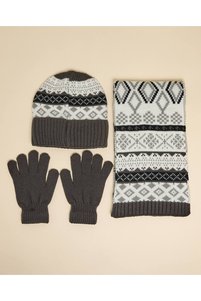 Related product image R&B Scarf Beanie Gloves Set