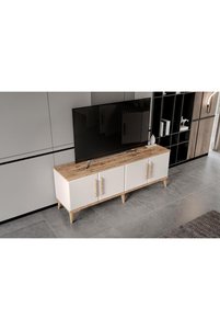 Venüs Modüler Mebran Kapak. reni Tv Sehpas 160 Cm Perast Oval Tv