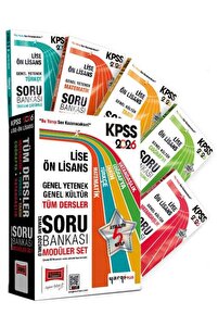 Yargı Yayınları Yargı 2026 KPSS Lise Ön Lisans Soru Bankası