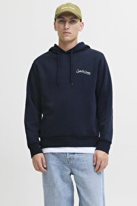 Jack & Jones Erkek JJYUKI Front Sweat Hood – Kapüşonlu, Yumuşak