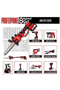 KİMMEER PLUS KİMMER PLUS Profesyonel 8'li Set – ADN-SET-0039