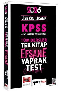 Yargı Yayınları 2026 Kpss Lise Ön Lisans Gk-gy Tüm Dersler Tek