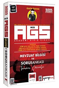 Yargı Yayınları Yargı 2025 MEB-AGS Mevzuat Bilgisi ve Soru Bankası