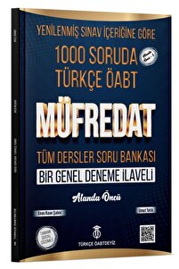 TÜRKÇE ÖABTDEYİZ ÖABT Türkçe Öğretmenliği Müfredat Soru Bankası