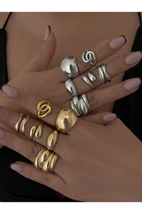 صورة المنتج ذات الصلة Take Two By Styli خواتم تقليدية