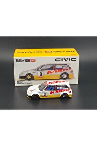 mini gt 139 Kaido House Honda Civic (EF) Kanjo V1 1/64 Model Araba