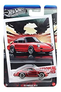HOT WHEELS National Icons, Silver Series, '67 Porsche 911 R, Red