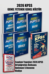 Murat Yayınları 2026 KPSS Ortaöğretim-Ön Lisans Defter Konu ve Tüm