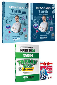 ｔｙｒａｎ　日大基礎学力テキスト Yediiklim Yayınları 2026 KPSS Tarih Video Ders Notları+Soru