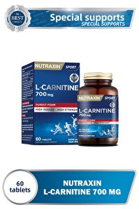 Nutraxin L-Carnitine 700 Mg 60 Tablets | 700 Mg L-Carnitine