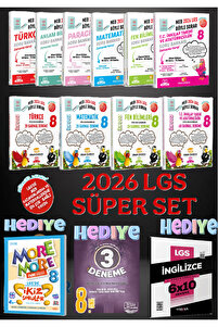 SİNAN KUZUCU YAYINLARI Sinan Kuzucu 8.Sınıf Süper Set Hediyeli