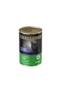 Challenge Pate Kuzu Etli Yetişkin Konserve Kedi Maması 400 Gr