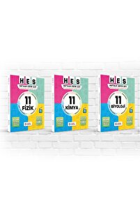 Sonuç Yayınları Ordinat (HES) 11. Sınıf Fizik, Kimya, Biyoloji