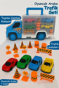 Smartfox Taşıma Çantalı Plastik Oyuncak Araba Trafik Seti - Fiyatı