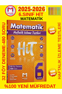 Mozaik Yayınları 6.Sınıf %100 Yeni Müfredat Hit Matematik 32 Föy
