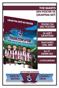 Trabzonspor - THE GIANTS 2025/26 POSTER VE ÇIKARTMA SETİ - Fiyatı