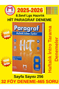 Mozaik Yayınları 8.Sınıf Hit Paragraf İntro Tarama Deneme Seti+