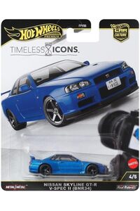 HOT WHEELS Premium - Nissan Skyline GT-R V·Spec II (BNR34) (1/64