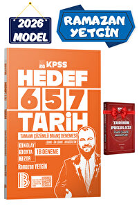 CBA Akademi Benim Hocam Yayınları Ramazan Yetgin 2026 KPSS HEDEF