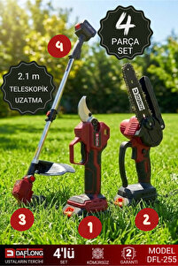 CRAFTERTOOLS Germany 25cc Mini Benzinli Testere Ağaç Odun Dal
