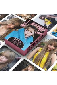 Kpop Dünyasi BLACKPINK Lisa '' JUMP '' Çift Yön Baskılı Lomo Card