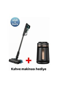 Philips XC6456 Dikey Şarlı Süpürge + Kahve Makinası Hediye